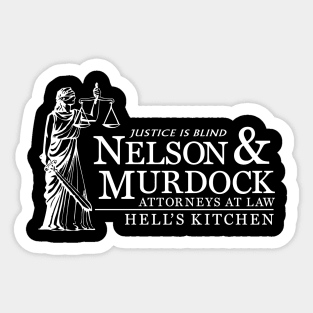 Nelson and Murdoch Attorneys Sticker